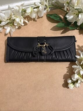Vintage Y2K P&G Juicy Couture Long Black Wallet